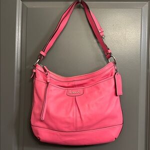 Coach Park Leather Duffle pink Shoulder Bag